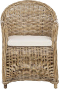 Safavieh Home Collection Zane Natural Wicker Club Chair Standard