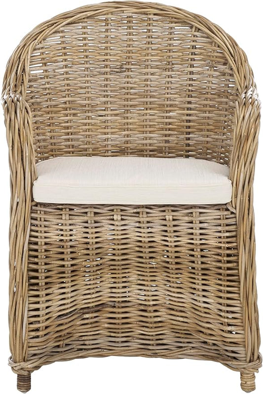 Safavieh Home Collection Zane Natural Wicker Club Chair Standard