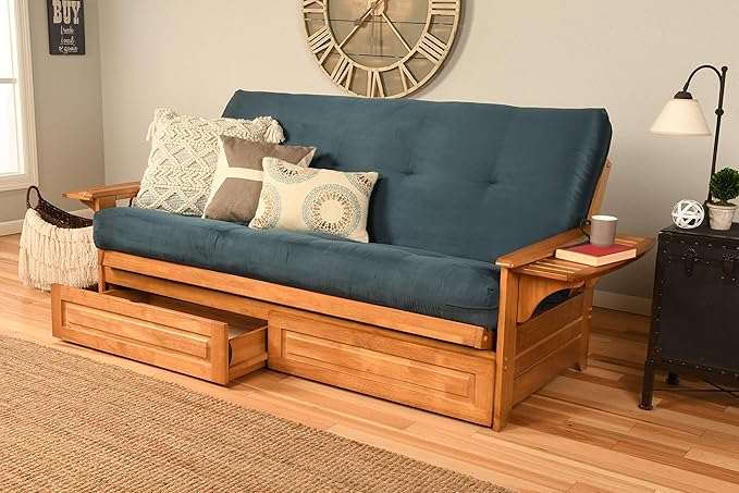 Kodiak Furniture Phoenix Futon Suede Navy