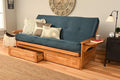 Kodiak Furniture Phoenix Futon Suede Navy
