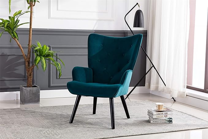 Accent Chair Living Room/Bed Room Modern Leisure Chair Teal