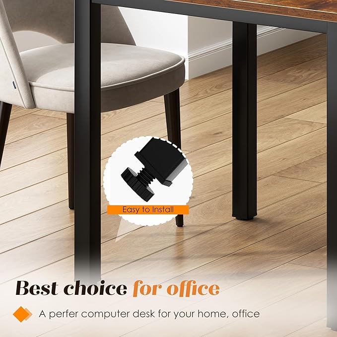Need Computer Desk 31.5 Inch Small Office Writing Work Study Desk for Kids Student Teacher Home Bedroom Laptop Desk Rustic Brown