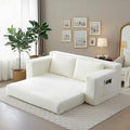 73 Convertible Sleeper Sofa Comfy Corduroy Foldable Sofa Bed with 2 Pillows Floor Sofa Lounge Couch in Box for Living Room Bedroom Lounge Studio No AssemblyBeige