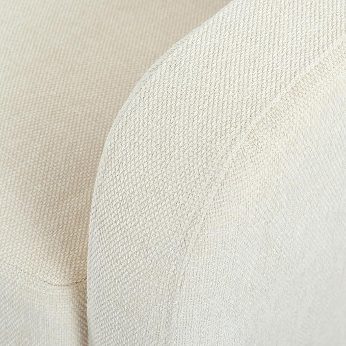 SAFAVIEH Couture Furniture Collection Nathaniel Cream Tufted 3-Seater Sofa