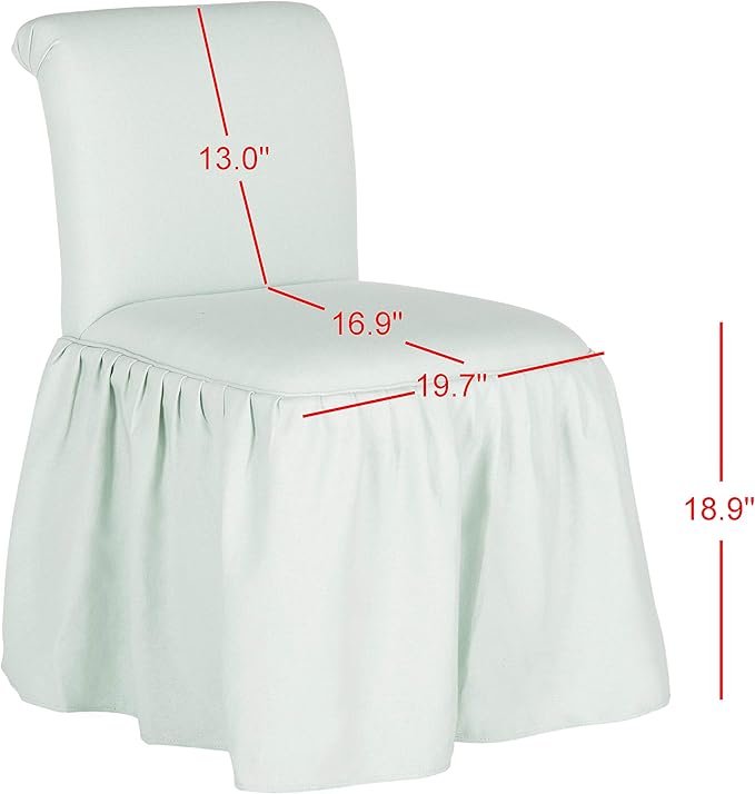 SAFAVIEH Mercer Collection Ivy Robins Egg Blue Vanity Chair Standard