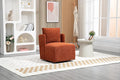 Swivel Barrel Chair Comfy Round Accent Sofa Chair for Living Room 360 Degree Swivel Barrel Club Chair Leisure Arm Chair for Nursery Hotel Bedroom Office Lounge
