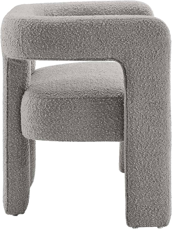 Modway EEI-6477-LGR Kayla Boucle Upholstered Loveseat Light Gray
