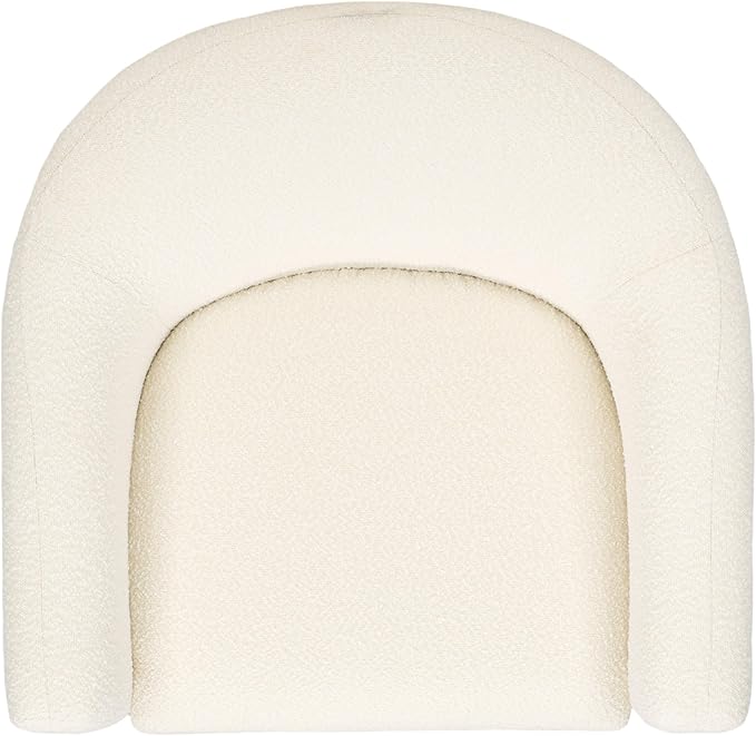 SAFAVIEH Couture Collection Laylette Ivory Boucle Accent Chair (Fully Assembled)