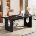 Tribesigns Modern Executive Desk 70.9 Large Office Computer Desk Conference Table Meeting Room Table Simple Workstation Business Furniture for Home Office