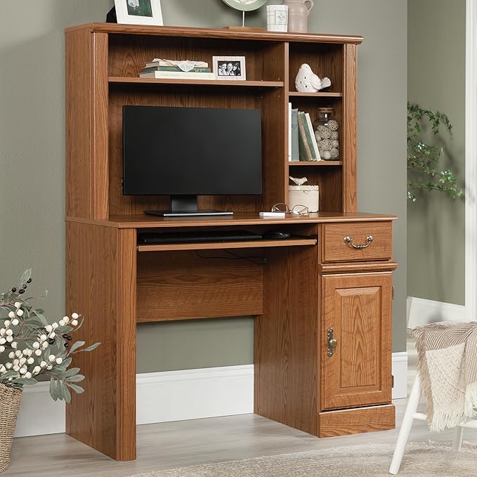 Sauder Orchard Hills Computer Desk Carolina Oak finish