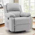 Recliner Chair 360 Swivel Rocker Chair for Adults Small Rocking Recliner for Small Spaces Upholstered Fabric Glider Recliner Nursery