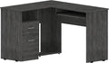 Space-Saving L-Shaped Desk with Drawers and CPU Shelf - Home Office Furniture