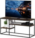 FURINNO Moretti Modern Lifestyle TV Stand Columbia Walnut