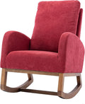 Living Room Comfortable Rocking Chair Living Room Chair Red