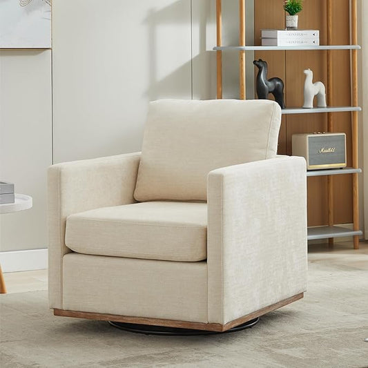 Chifee &amp Vingol 30.7 W Mid Century Modern Swivel Accent Chair