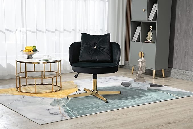 Chair Vanity Chair Modern Adjustable Home Computer Executive Chair Swivel Task Chair for Small Space Living Room Make up Studying