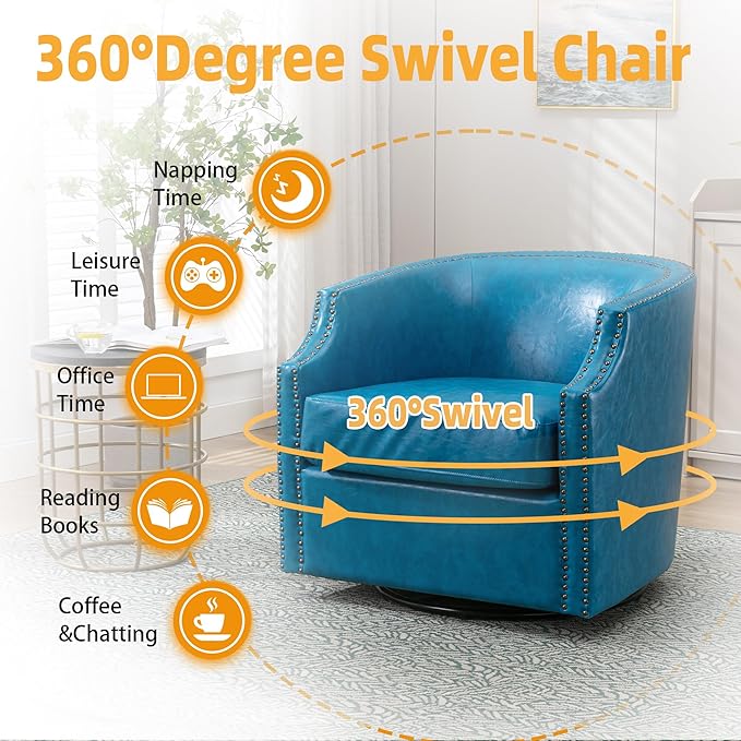 Ji 360° Degree Swivel Chair Living Room Chair