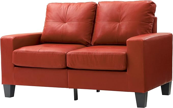 Glory Furniture Newbury Modular Loveseat Red