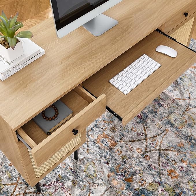 Modway EEI-6199-OAK Chaucer Office Desk Oak