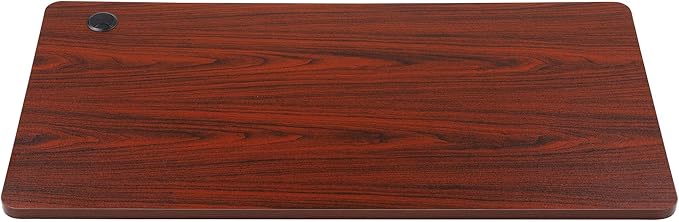 UNICOO Melamine 47.2 x 23.6 Inch Universal Table Top for Standard and Sit to Stand Height Adjustable Home and Office Desk Frames (Tabletop 47.2 - Walnut)