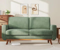 Vesgantti 68 Loveseat Sofa - Green Comfy Corduroy with Spring Cushion Solid Wood Frame Modern Deep Seat Bedroom &amp Living Room Office Couch