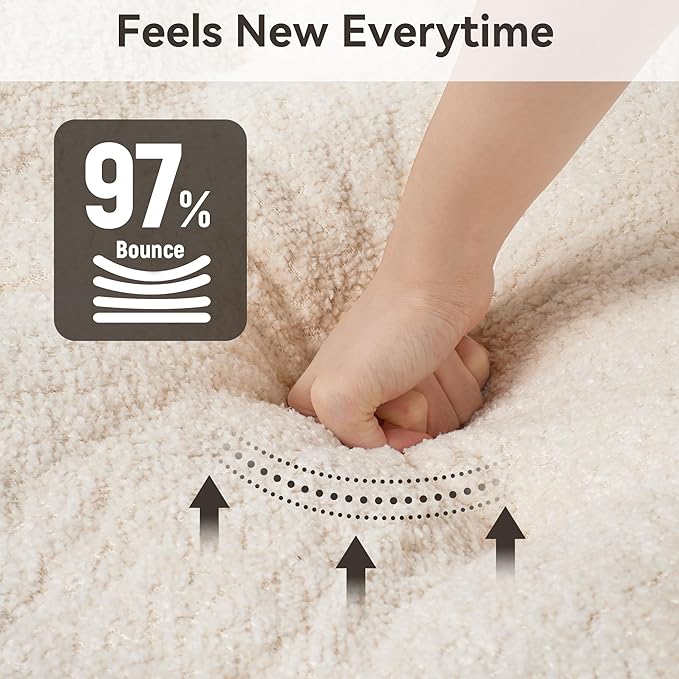 Folding Sofa Bed Fold Out Chair Bed with Pillow Convertible Sleeper Chair for Living Room/Small Spaces Foldable Lazy Sofa Bed Floor Chair Comfy Teddy Velvet Couch Bed Beige