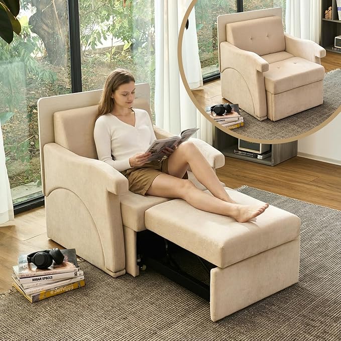 SofaSingle Sofa &ampOffice Desk Designed for Living Rooms Studies and loungesIt can be Seamlessly Converted into an a Sofa Bed with a Single ClickOffer Gentle and Comfortable Support