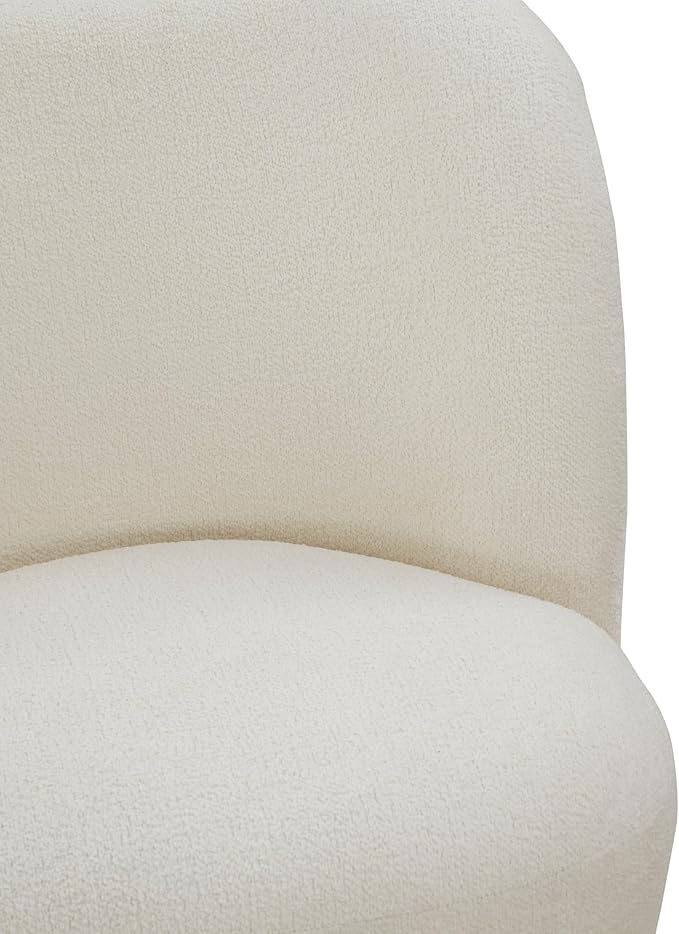 SAFAVIEH Couture Collection Rodolfo Ivory Boucle/Natural Accent Chair