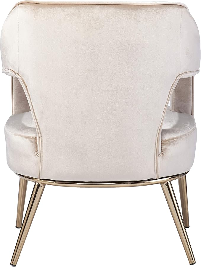 SEI Furniture Eldermain Upholstered Accent Chair Beige