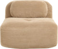 Modular Sectional Sofa Cloud Couch Middle Seat Armless Seat Camel