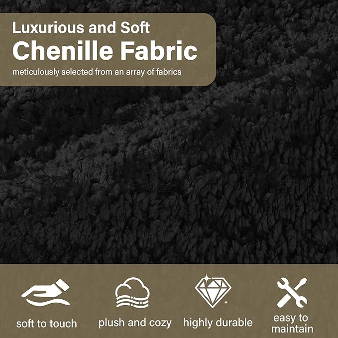 Boucle Sofa Couch 64.7 Modern Tufted Upholstered Teddy 2 Seater Loveseat Sofa with 3 Pillows Comfy Sherpa Deep Seat Cloud Couch Small Love Seat for Living Room Apartment Black