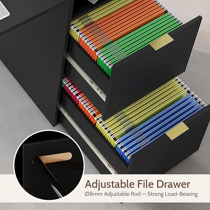 L-Shaped Desk with Drawers &amp Power Outlet 180 Rotating Corner Computer Desk with Storage 66 Inch Office Desk with 5-Drawer Space-Saving Modern L-Shaped Workstation for Home Office