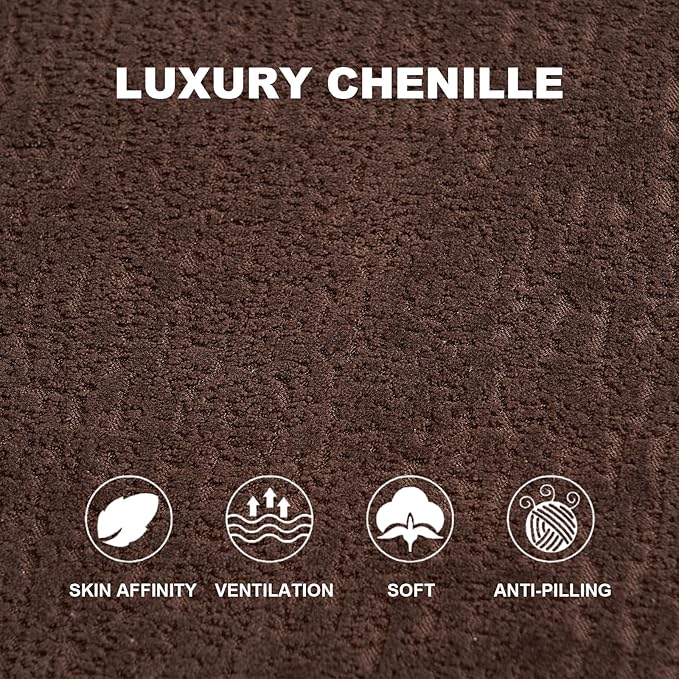 66.9'' Modular Sectional Loveseat Chenille Upholstered Boneless Curved Loveseat with Deep SeatCombination Round Sofa for Coffee Shop Game Room Office (Brown 66.9 Inch)