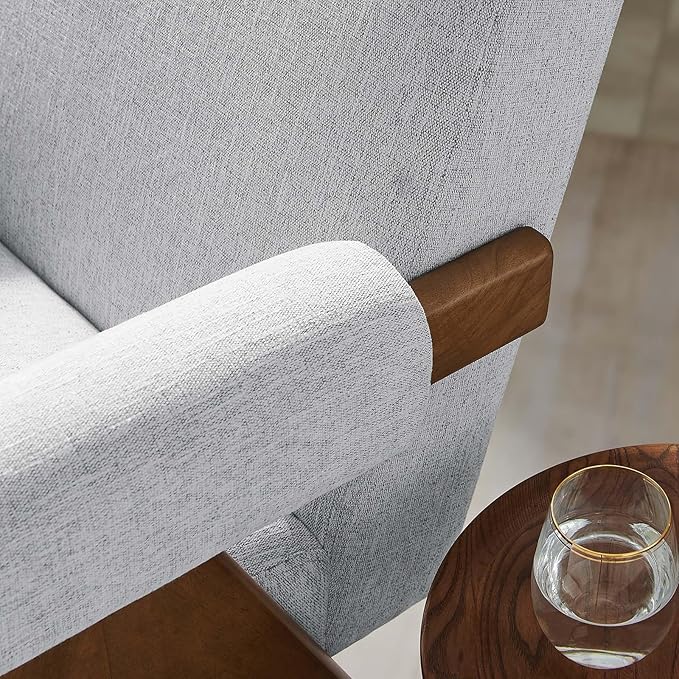 Modway EEI-6503-HLG Lyra Fabric Armchair Light Gray Fabric