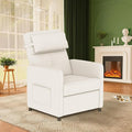 GarveeHome Recliner Chair Electric Reclining Sofa Adjustable Power Recliner Lazy Chair Home Theater Seating with Massage &amp Heat &amp Lumbar Support(Beige)