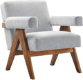 Modway EEI-6503-HLG Lyra Fabric Armchair Light Gray Fabric