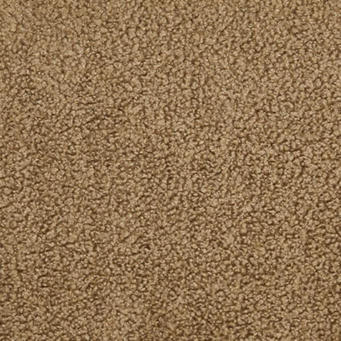 Signature Design by Ashley Larbell Contemporary Faux Shearling Tufted Upholstered Accent Chair with Wingback Light Brown