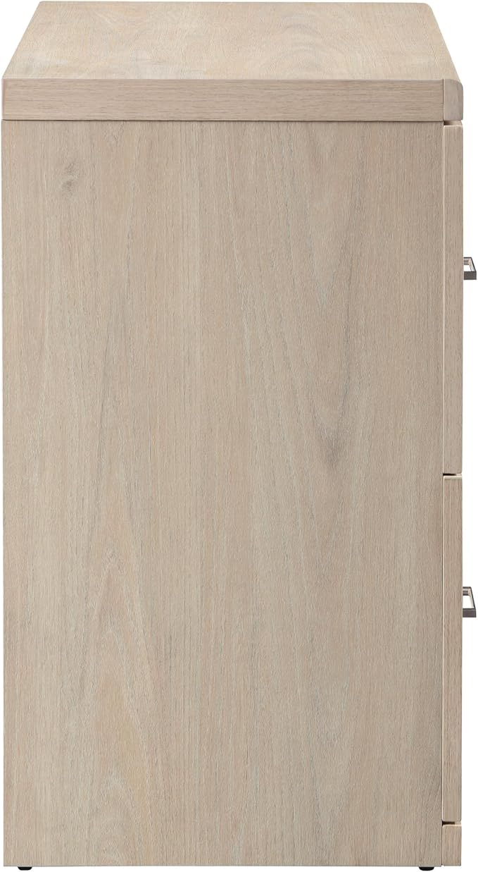 OSP Home Furnishings Alpine 2-Drawer Vertical File with Lockdowel Fastening System 30 inches Wide Norwegian Alder Finish
