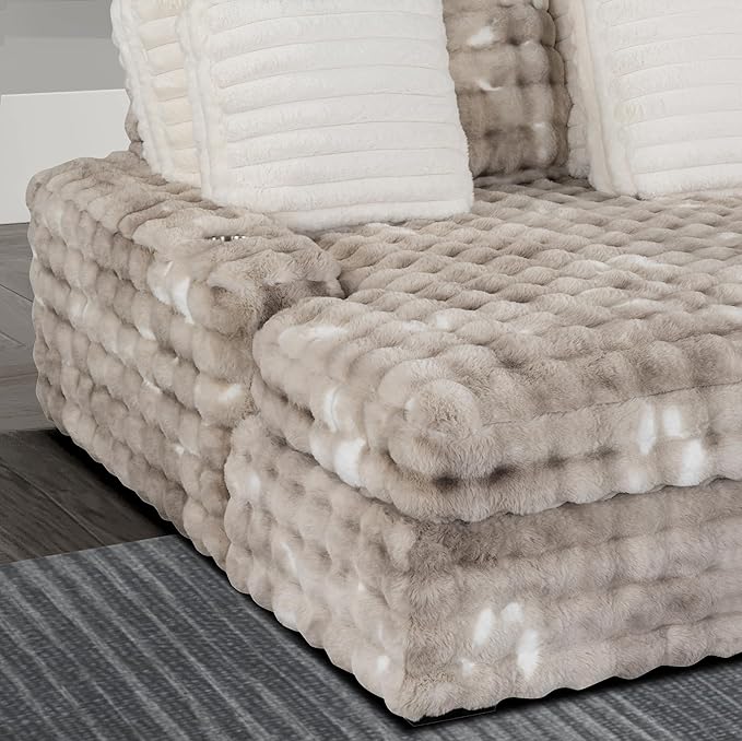 U8292 Gry Lounger Sofa