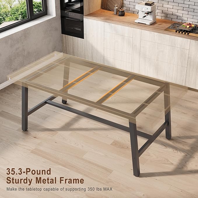 Garvee 70.87 Industrial Computer Desk Extra Long Large Executive Desk for Home Office Heavy Duty Rustic Wood &amp Metal Workstation Sturdy Study Writing Table Natural