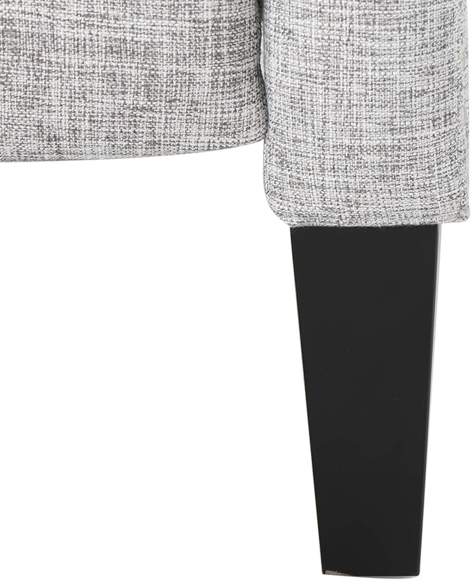 Christopher Knight Home Ellyn Fabric Recliner (Set of 2) Light Gray Tweed Dark Brown