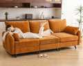 104'' Modular Sectional Sofa with All Seats StorageOversized 3-Seater Comfy Cloud Couches with 7.8'' Thick Cushion24.5'' Deep SeatBig Couch for Living RoomBedroomVeletYellow