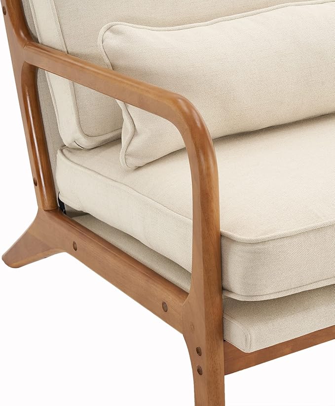 White Reading Chairs for Bedroom ComfyModern Accent ChairBedroom Chairs for Small RoomsLiving Room ChairReclining ChairWingback ChairArm Chairs for Living RoomSingle Sofa ChairSide Chair