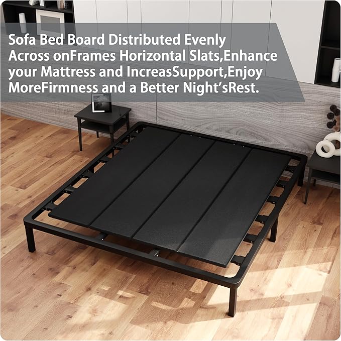 Imperius Bed Support Slats (76x58 Queen Size) to Streamline and Minimize Bed Sleeper Sofa Board Foldable Box Spring