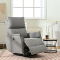Electric Power Recliner ChairUpholstered Foam Lounge Single SofaReclining Chair with USB Charging PortsHome Theater Seating Living Room Bedroom Gray