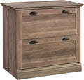 2 Drawer Small File Cabinet with Lock Under Desk Locking Storage Drawers Organizer for Home Office Engineered Wood Filing CabinetsAssembly RequiredBrown