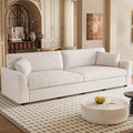 Extra Large Loveseat104.72 Oversized 2 Seater Deep Seat Sofa Cozy Couch Sofa Bed with 2 Pillows &amp Armrests for Living Room &amp Bedroom