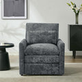Tbfit Living Room Arm Chair Modern Accent Chairs Cloud Single Sofa Spring Seat Cushion Comfy Lumber Pillow Chenille Fabric Removable Cover Soft Upholstered Furniture Home Apartment Gray