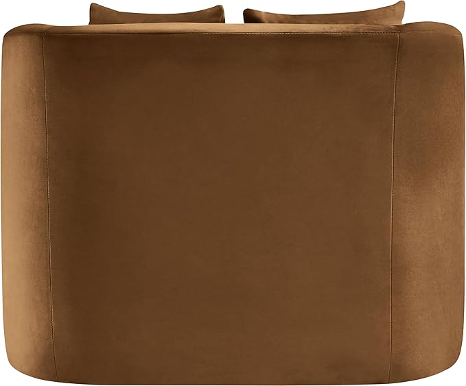 Meridian Furniture Alder Saddle Velvet Accent Chair