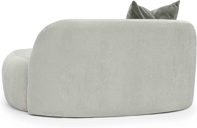 Tov Furniture Carraway Upcycled Chenille Loveseat (Grey)